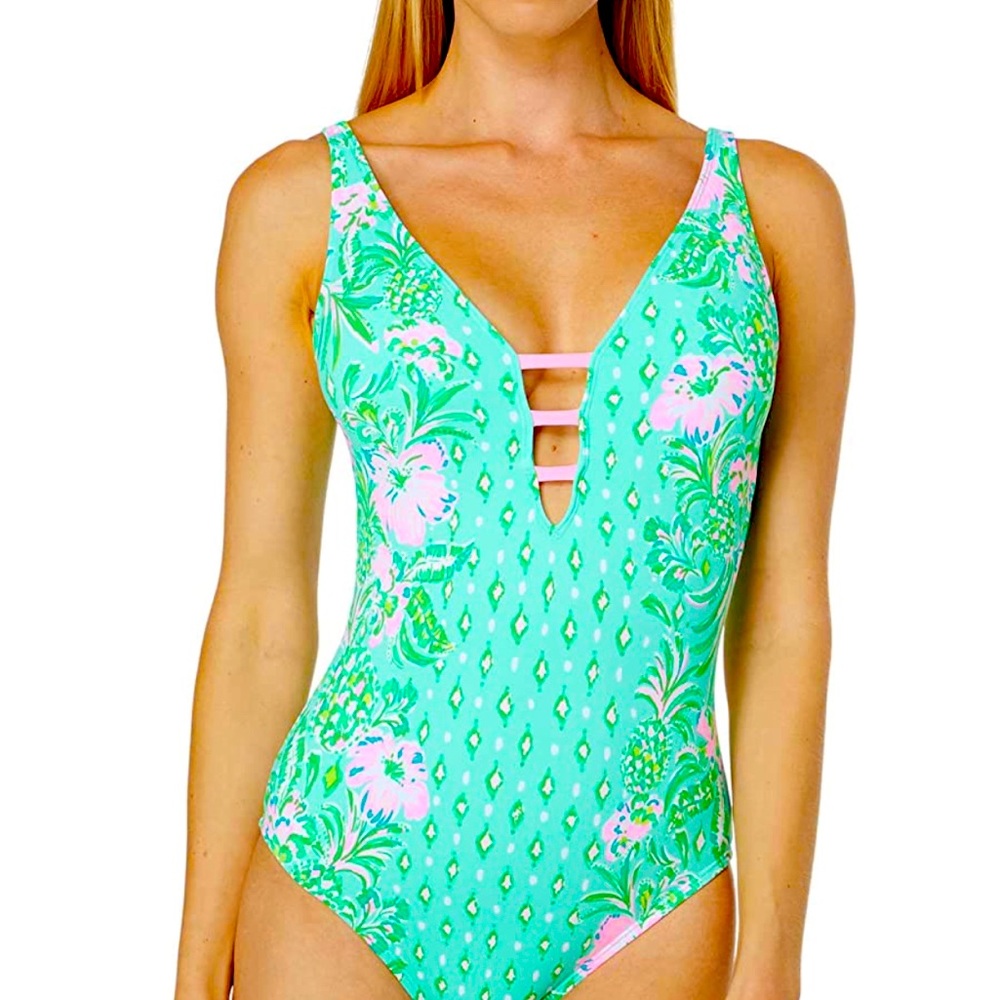 LILLY PULITZER Jasper One-Piece Swimsuit Size 16